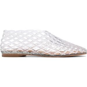 New Womens Size 10 Clear Jelly Slide On Low Heel Sandals Mesh Sandals Shoes